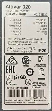 ATV320U75M3C | Schneider Electric Drives